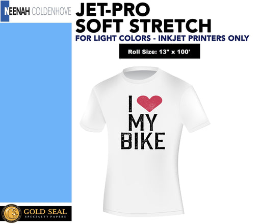 JET-PRO® SS SoftStretch - Inkjet Heat Transfer Paper Roll