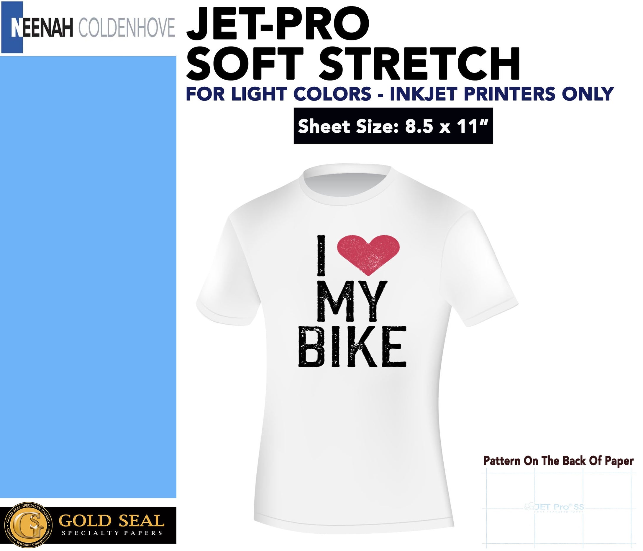 JET-PRO® SS SoftStretch - Inkjet Heat Transfer Paper — Gold Seal ...